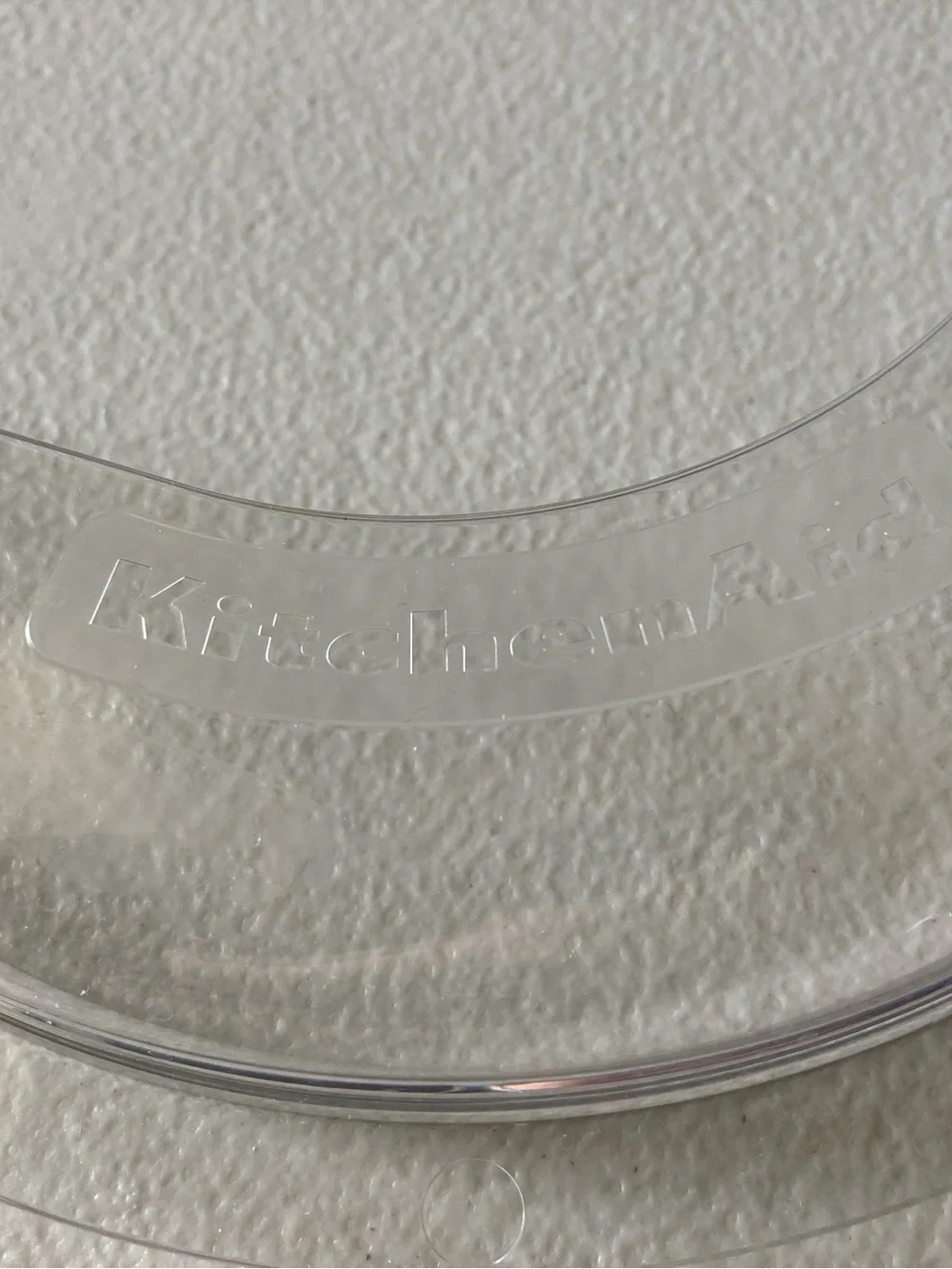 KitchenAid Stand Mixer Clear Plastic Pouring Shield Splash Guard Attachment